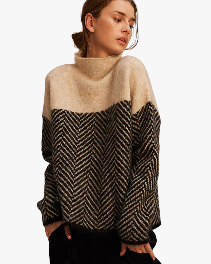 Moniva™ | Pull à motif chevron pour des journées apaisées