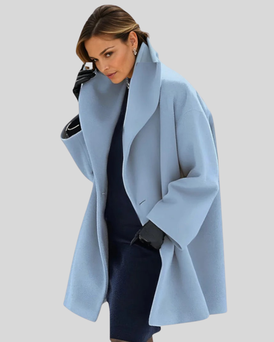 Maison | Manteau en Laine Coupe-Vent au Design Minimaliste