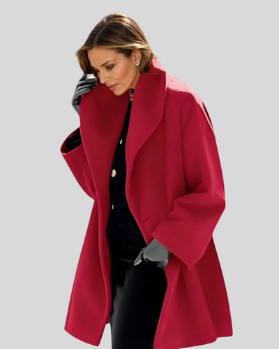 Maison | Manteau en Laine Coupe-Vent au Design Minimaliste