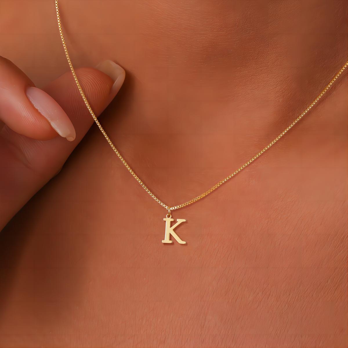 Moniva™ | Collier Lettre d’amour avec initiales