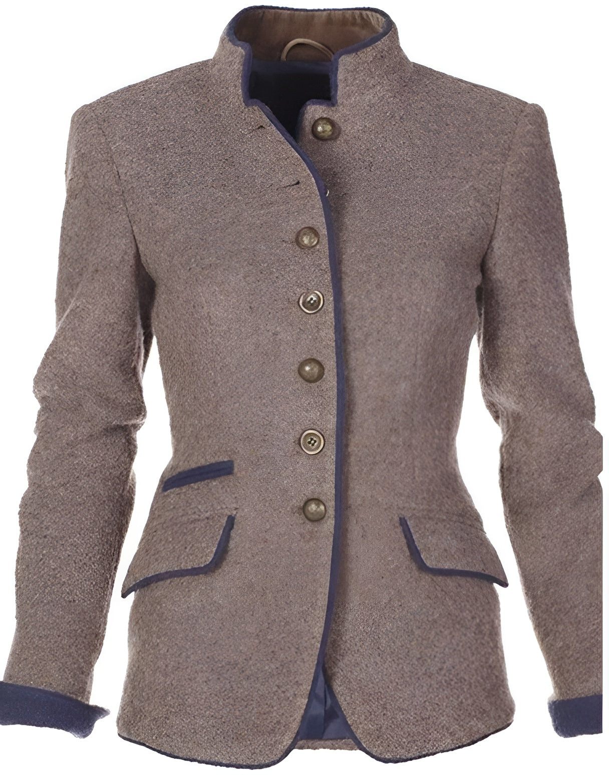 Moniva™ - Blazer Élégant à Col Montant