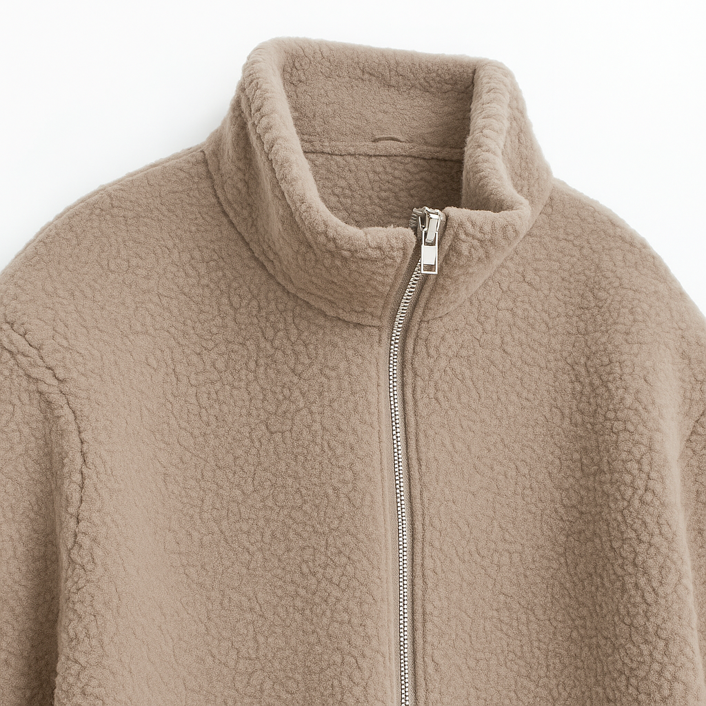 Moniva™ | Veste Douillette à Col Zippé