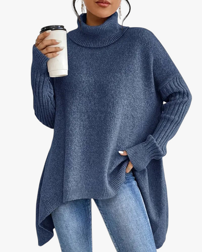 Moniva™ | Pull col roulé oversize pour une chaleur élégante