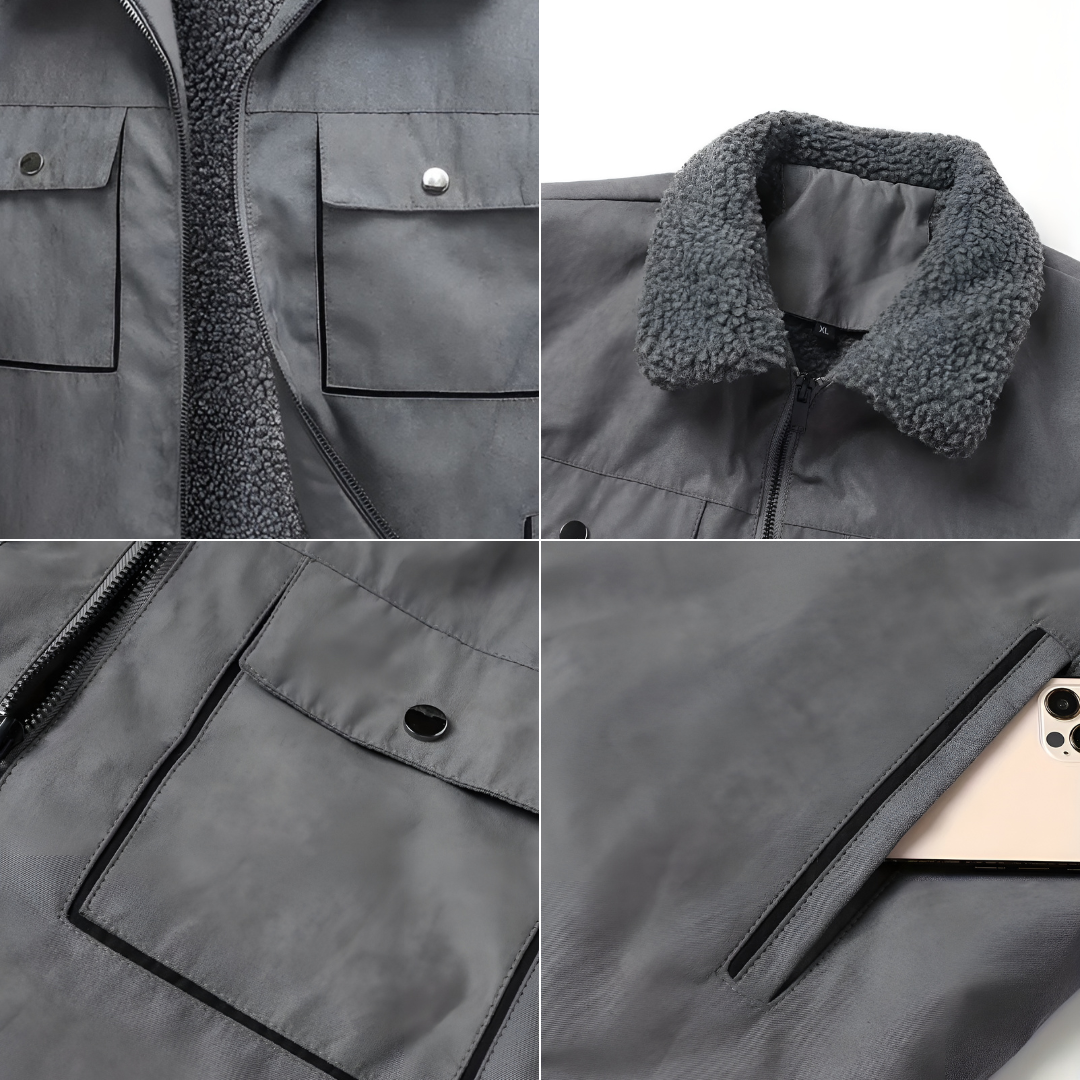 Moniva™ | Veste Homme Doublée Sherpa