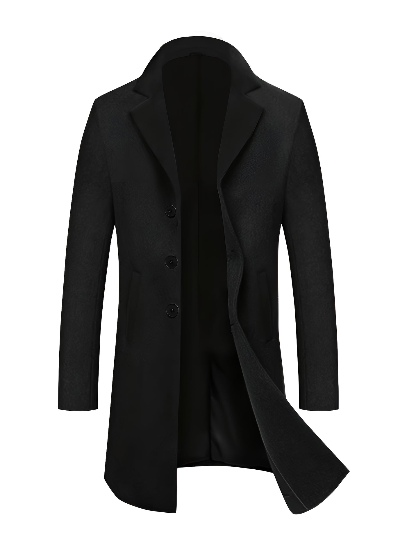 Moniva™ | Manteau Homme Noir Iconique