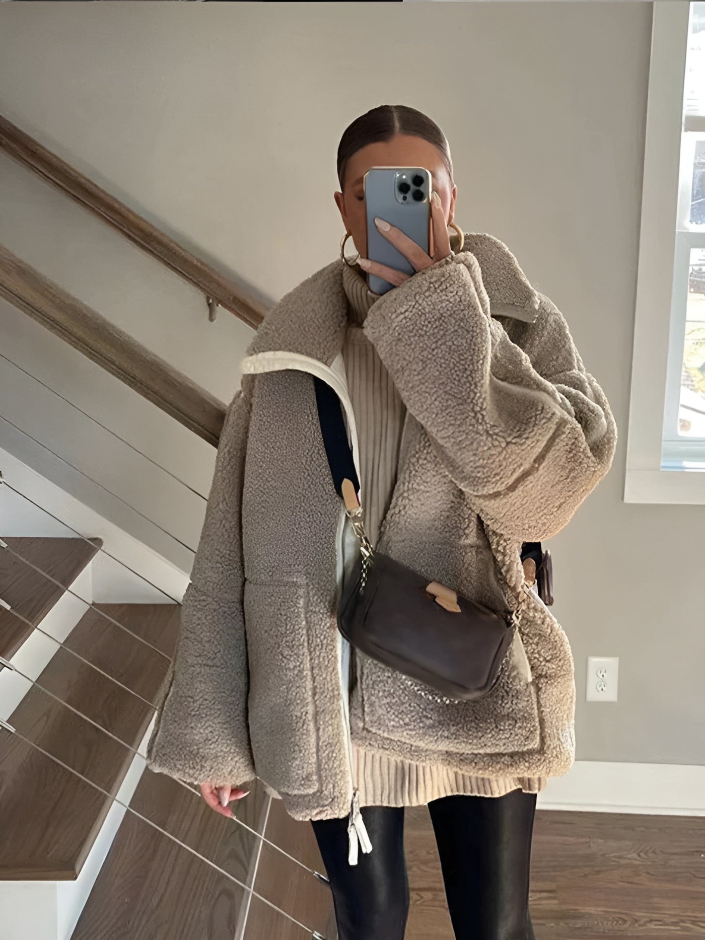 Moniva™ | Veste Douillette à Col Zippé