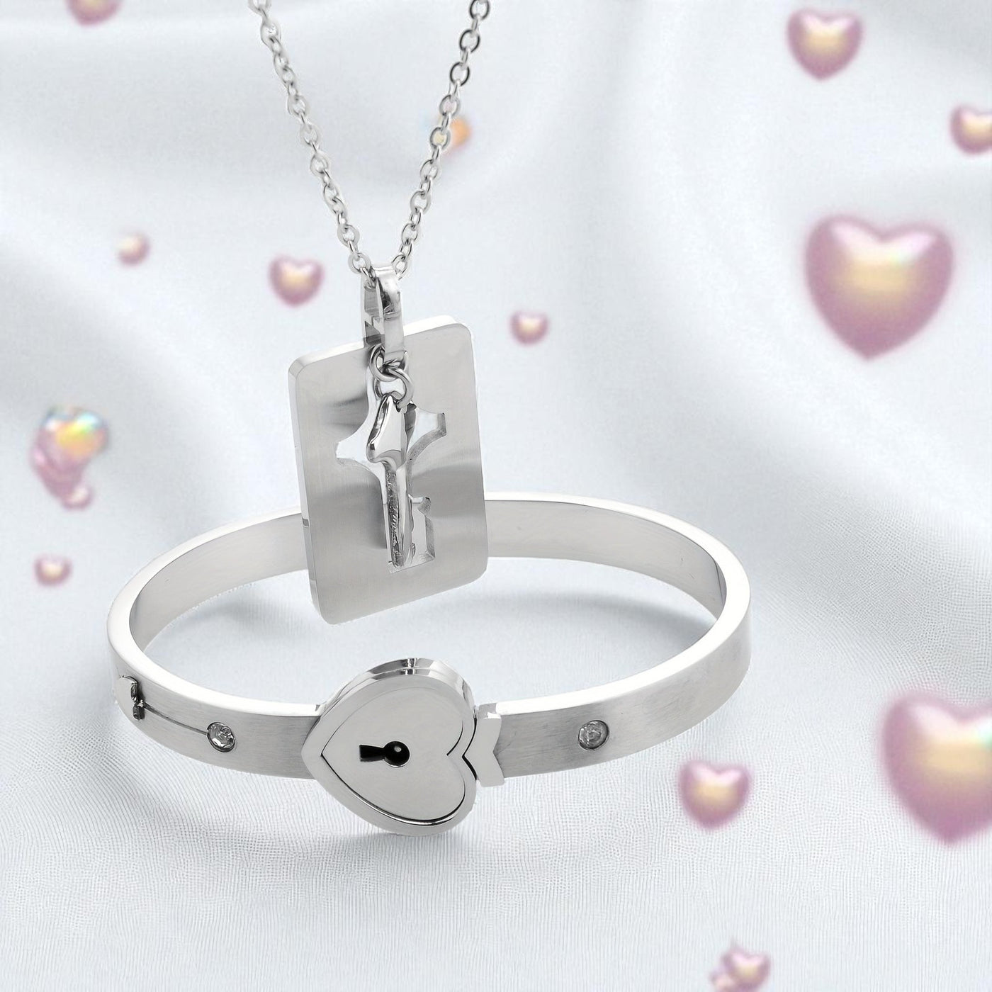 Moniva™ | Bracelet Loverlock Doré avec Détails Brillants