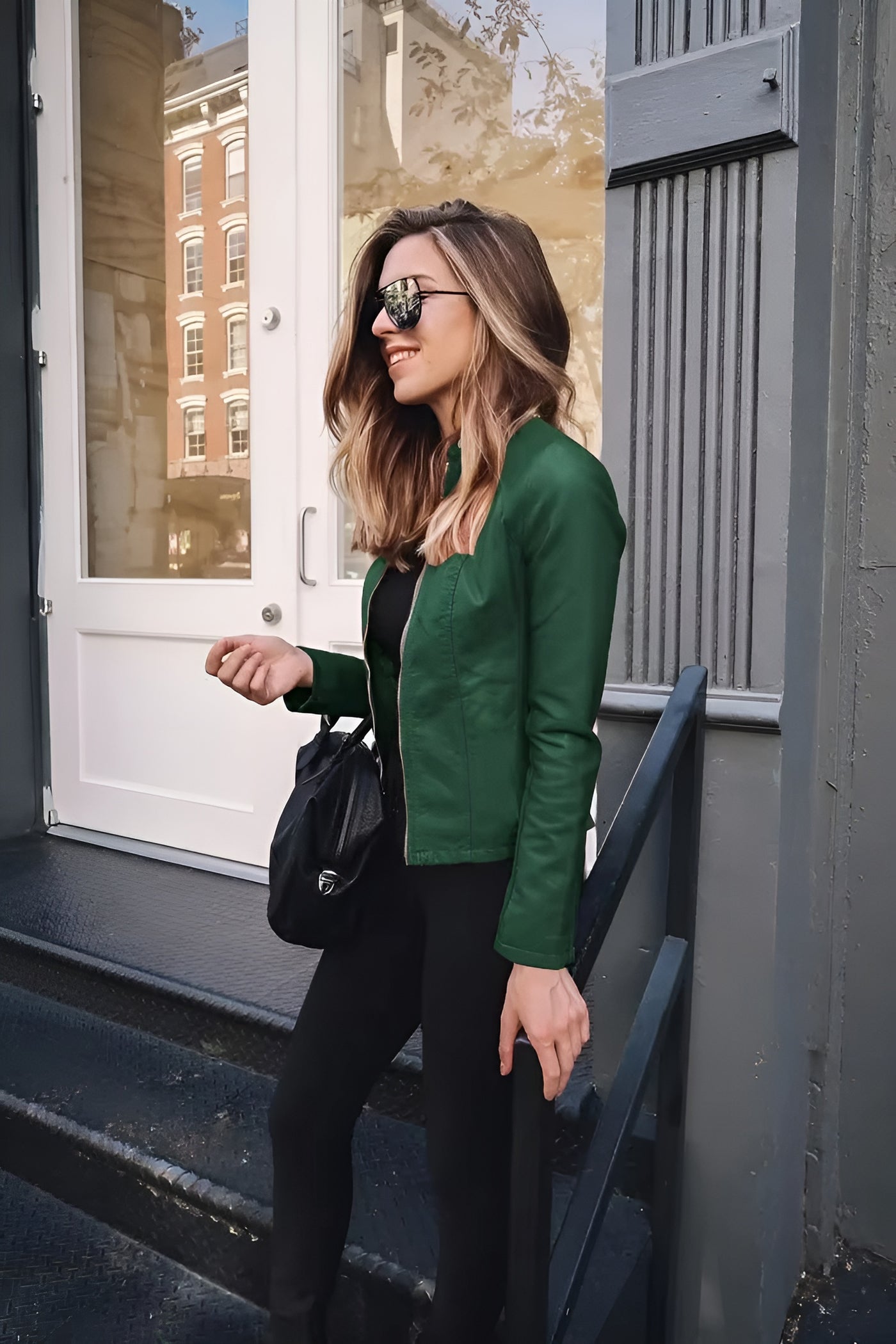 Moniva™ | Veste en Cuir Raffinée