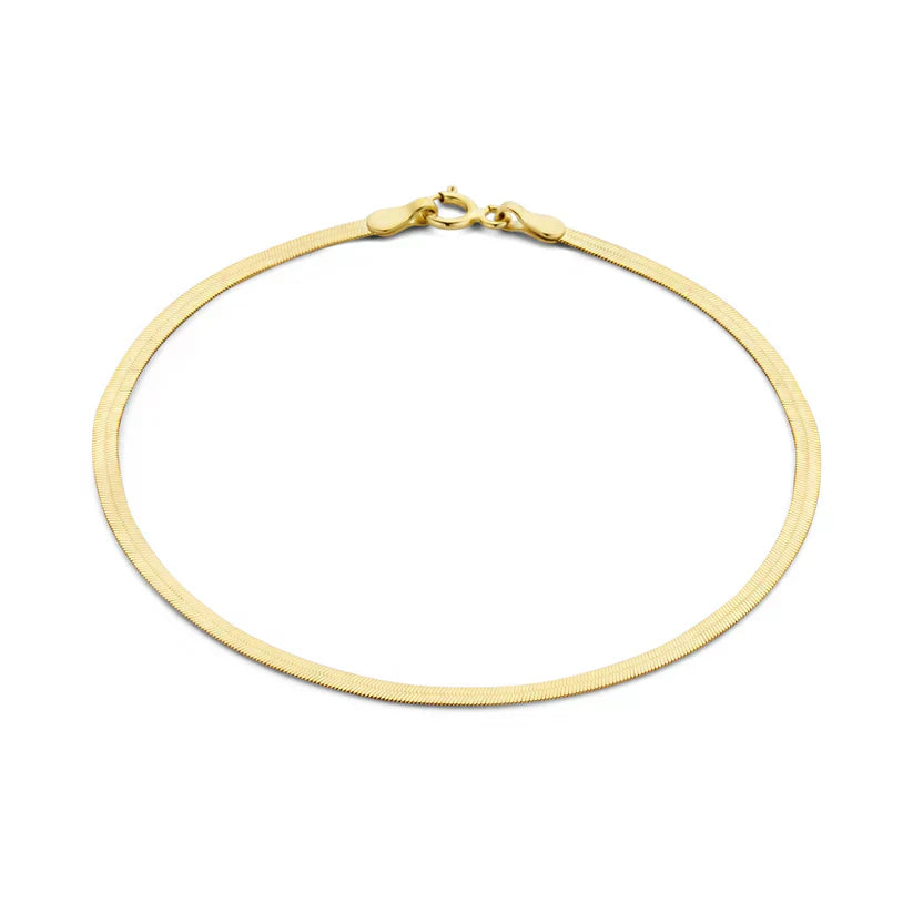 Moniva™ | Bracelet serpent Soleil | Or 14k