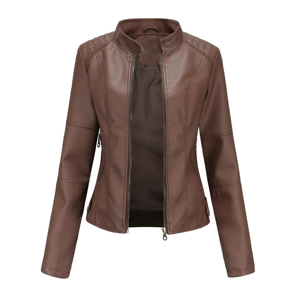 Moniva™ | Veste en Cuir Iconique
