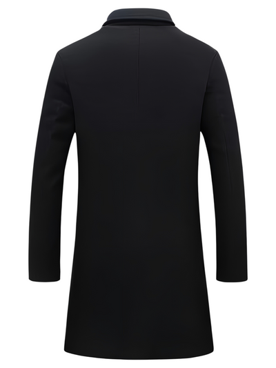 Moniva™ | Manteau Homme Noir Iconique